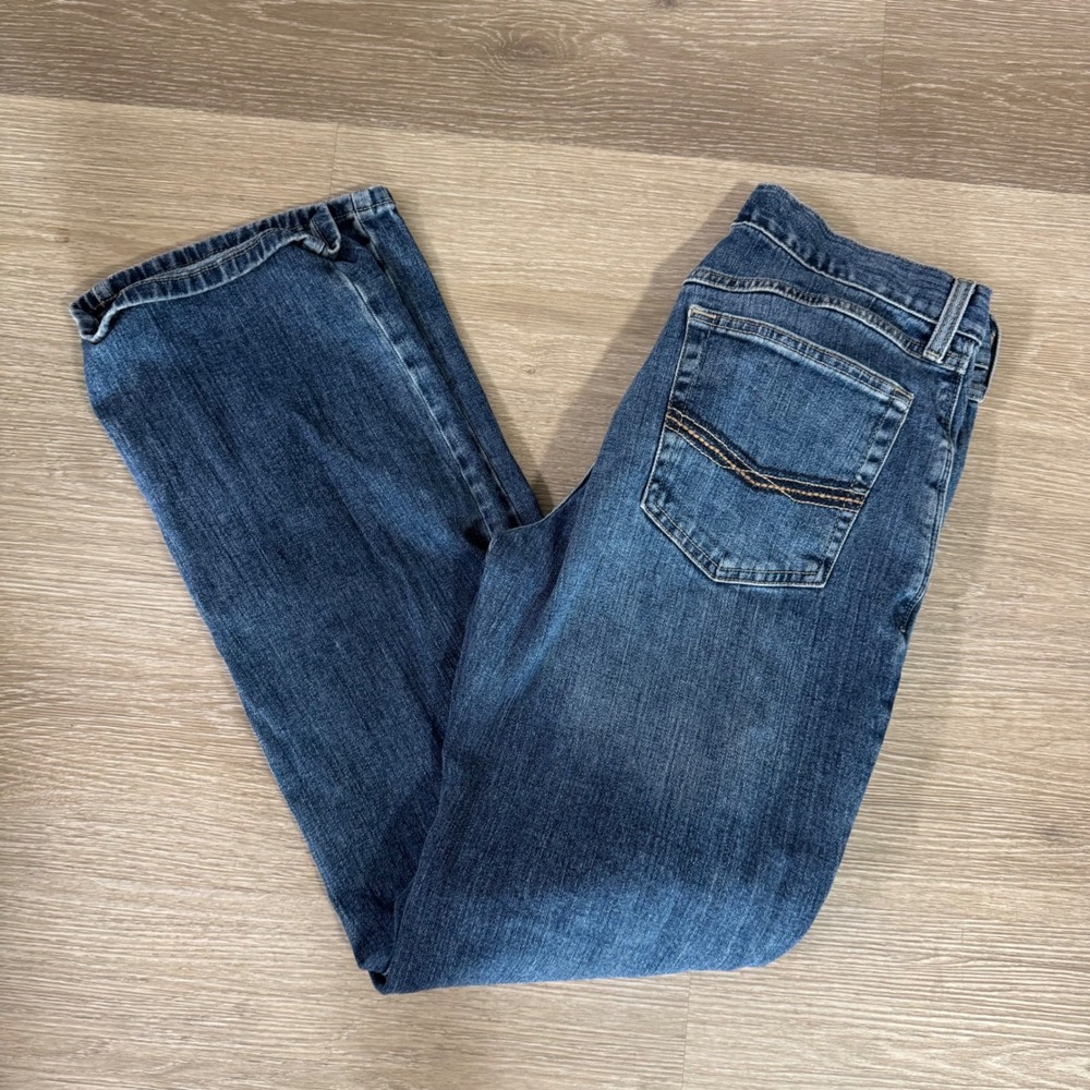 Ariat M4 Relaxed Boot Cut Jeans Mens 32x34 Blue Legacy Low Rise Denim